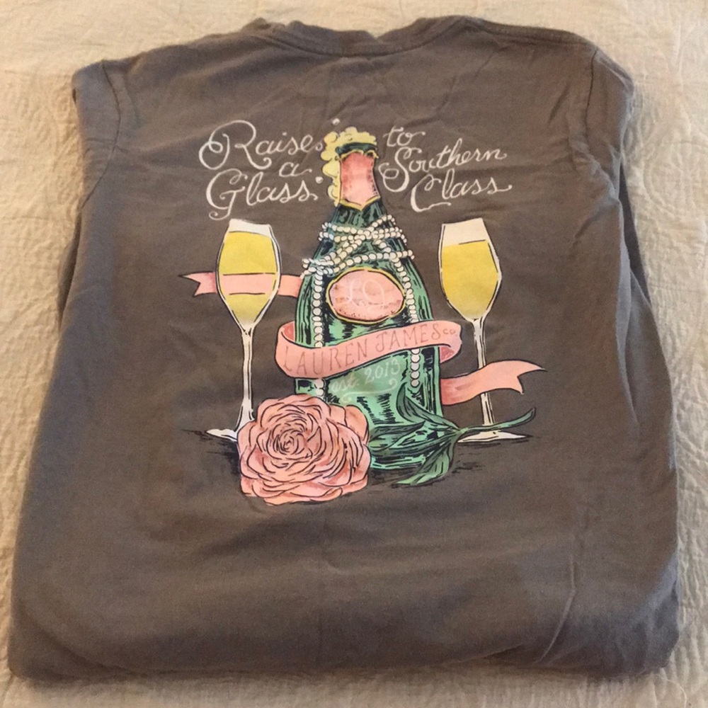 Long Sleeve Lauren James Champagne Shirt
